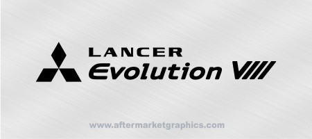 Lancer Evolution VIII Decals - Pair (2 pieces)